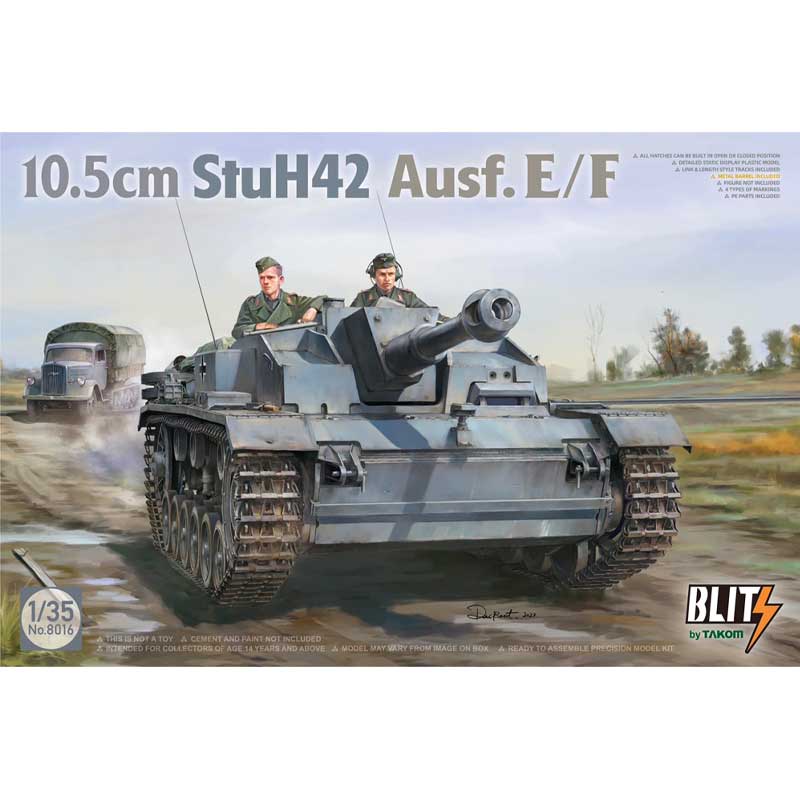 1/35 German 10.5cm StuH 42 Ausf E/F 08016 Takom