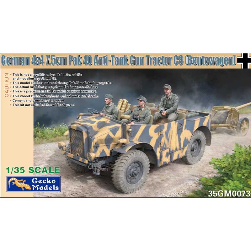 Gecko Models German Pak 40 Beutewagen Tractor (1/35) 35GM0073