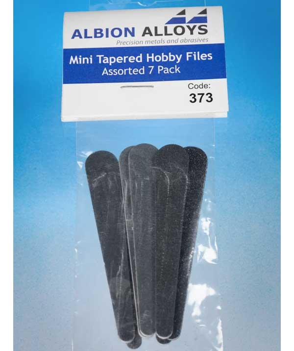 Albion Alloys Mini Tapered Hobby Files (7pk) 373