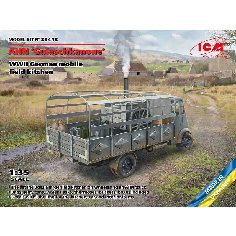 1/35 AHN German Mobile Field Kitchen 'Gulaschkanone' 35415 ICM