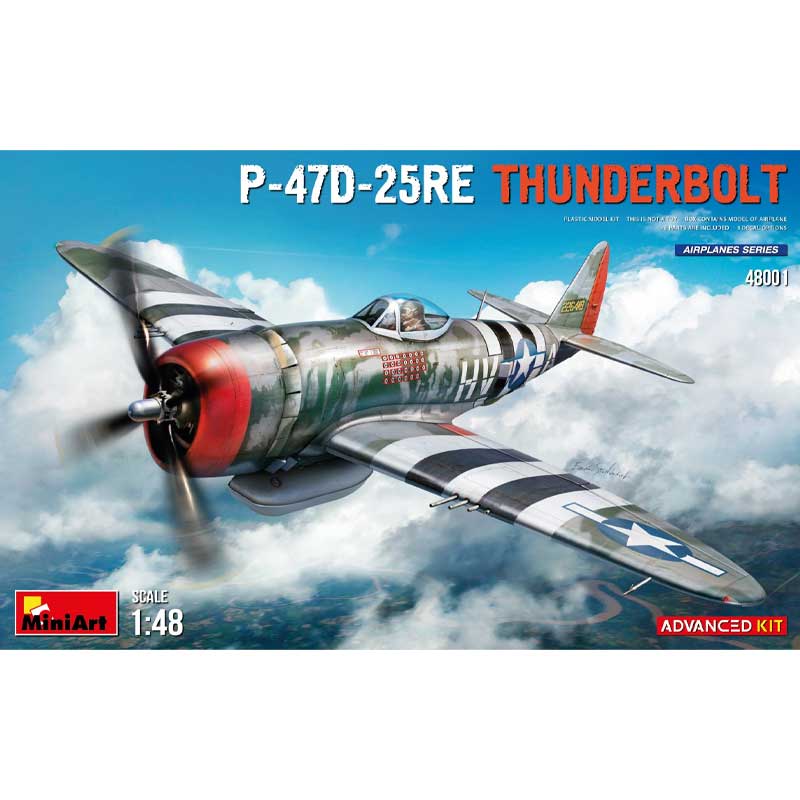 Miniart P-47D-25RE Thunderbolt, Advanced Kit (1/48) 48001