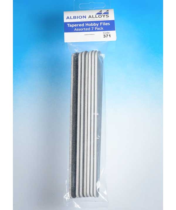 Albion Alloys Regular Tapered Hobby Files (7pk) 371