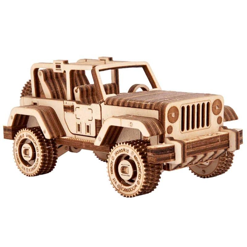 Safari Car 4×4 WDTK008 Wood Trick