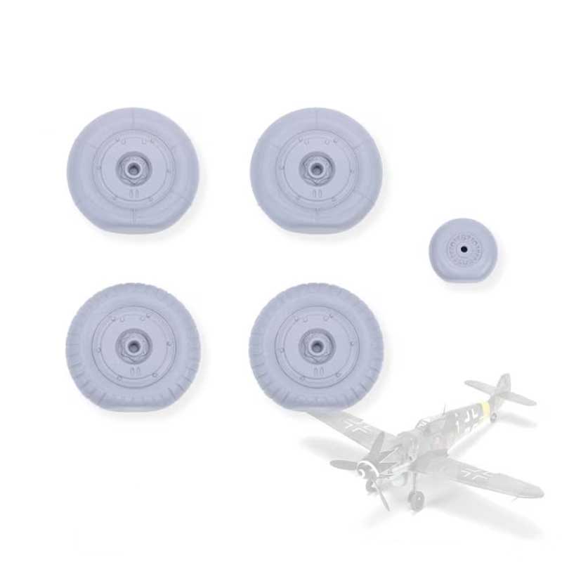 Zoukei-Mura BF 109 G Late Model Weighted Tyres (1/32) SWS18-M02