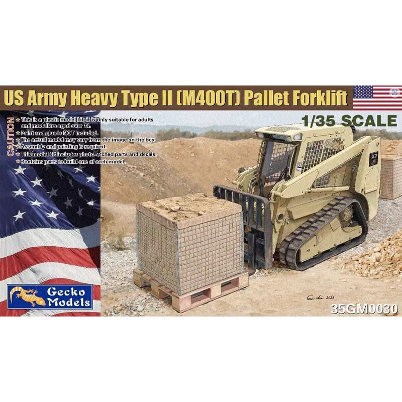 Gecko Models US Army Heavy Type II M400T Pallet Forklifts (1/35) 35GM0030