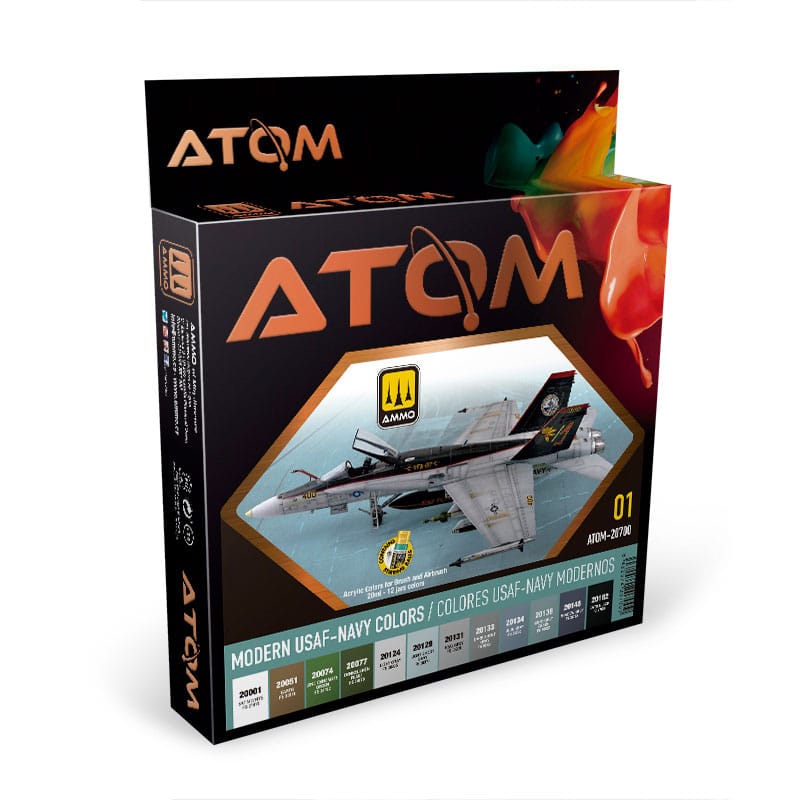 Modern USAF-NAVY Colors ATOM-20700 Ammo