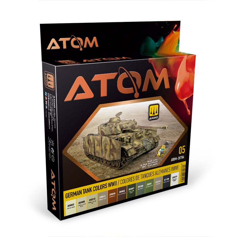 German Tank Colors WWII ATOM-20704 Ammo