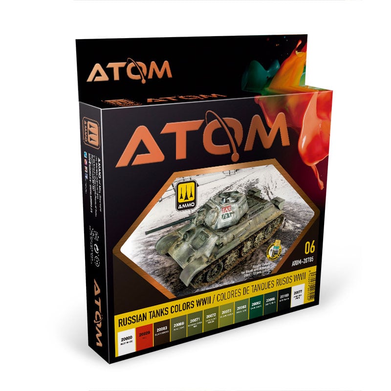 Russian Tank Colors WWII ATOM-20705 Ammo