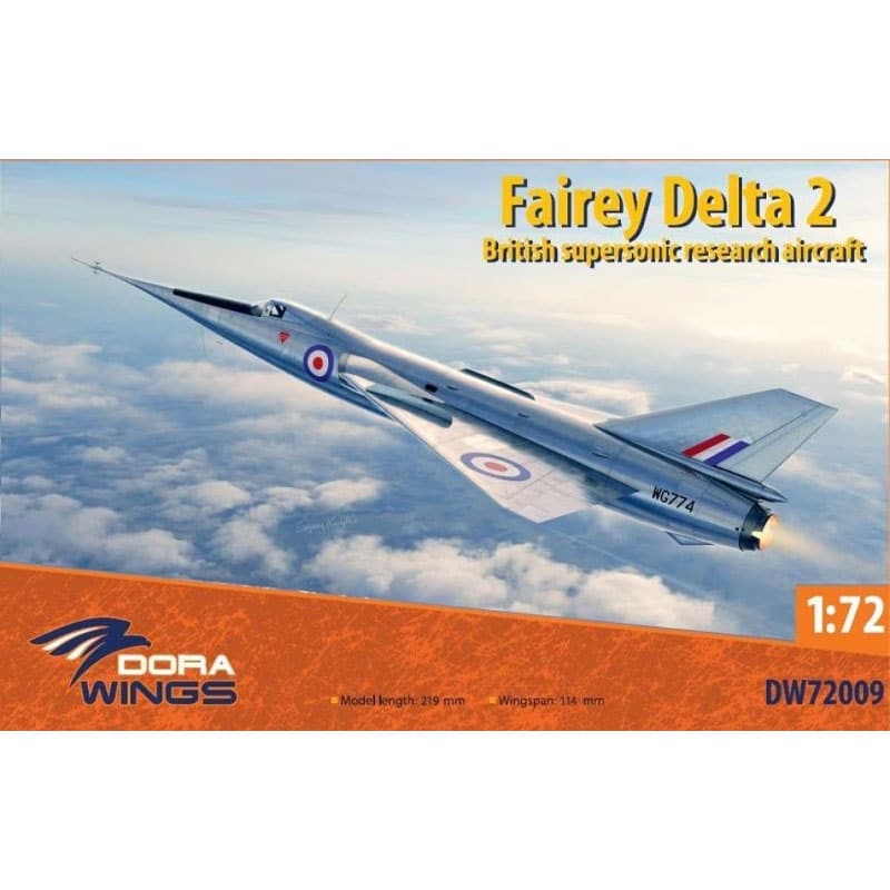 1/72 Fairey Delta 2 British supersonic research aircraft DW72009 Dora Wings