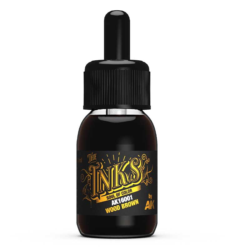 AK Interactive Wood Brown - The Inks (30ml) AK-16001