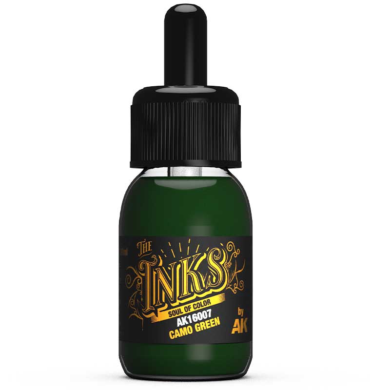 AK Interactive Camo Green - The Inks (30ml) AK-16007