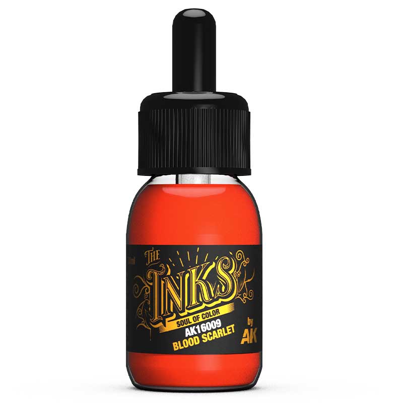 AK Interactive Blood Scarlet - The Inks (30ml) AK-16009