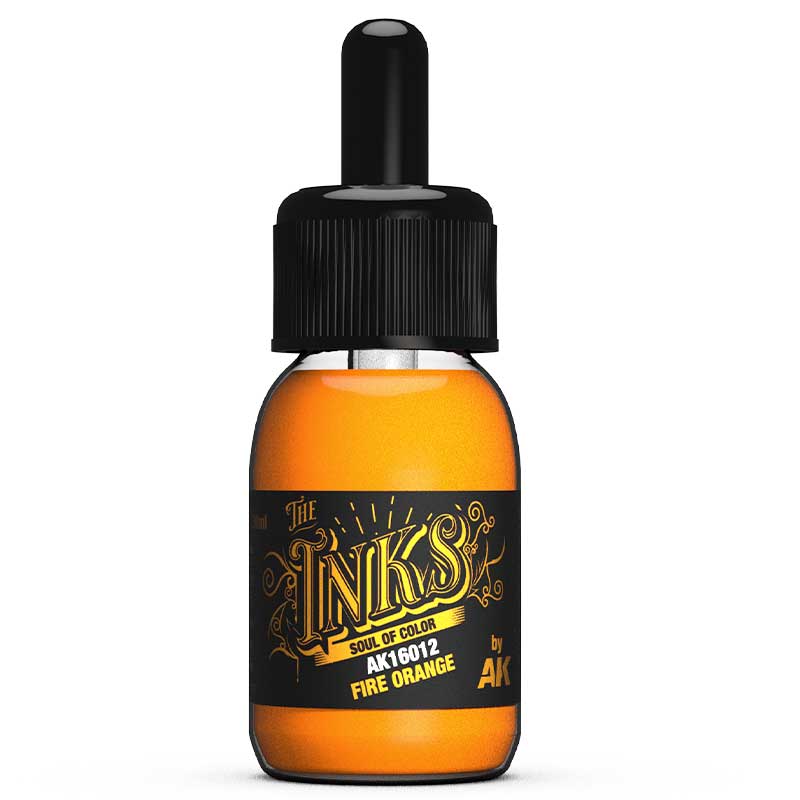 AK Interactive Fire Orange - The Inks (30ml) AK-16012