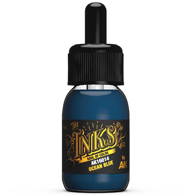 AK Interactive Ocean Blue - The Inks (30ml) AK-16014