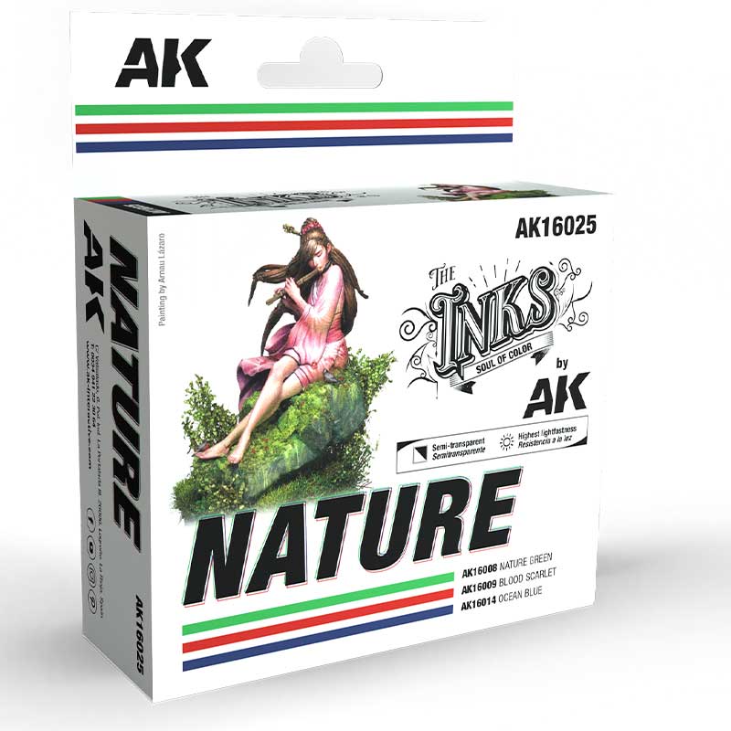 AK Interactive Nature - Set - The Inks AK-16025