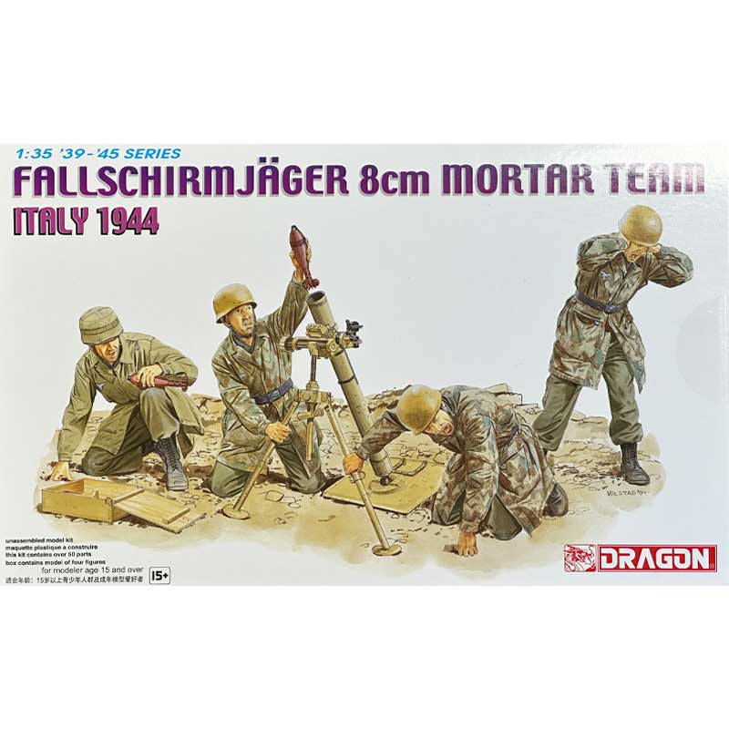 Dragon Fallschirmjager 8cm Mortar Team, Italy 1944 (1/35) 6215