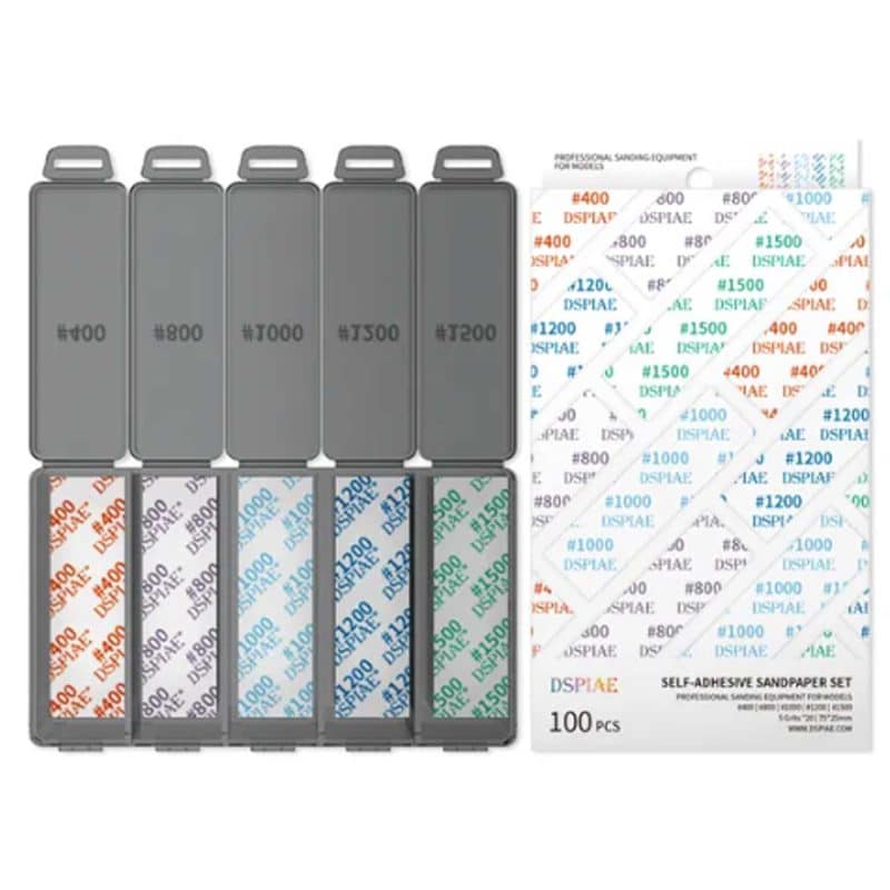DSPIAE DSP Reusable Self-Adhesive Sandpaper Set DSP-S01
