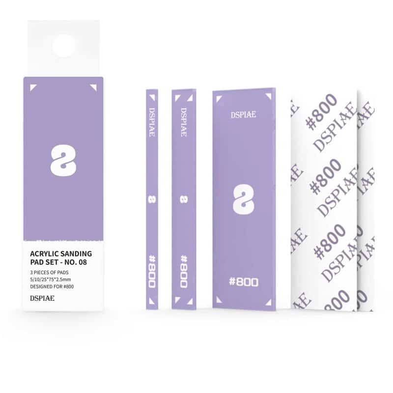 DSPIAE Acrylic Sanding Pad Set-Purple PT-SP08