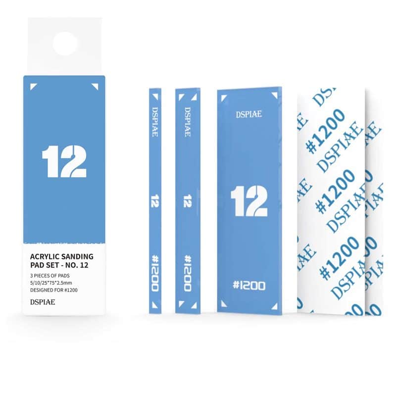 DSPIAE Acrylic Sanding Pad Set-Dark blue PT-SP12