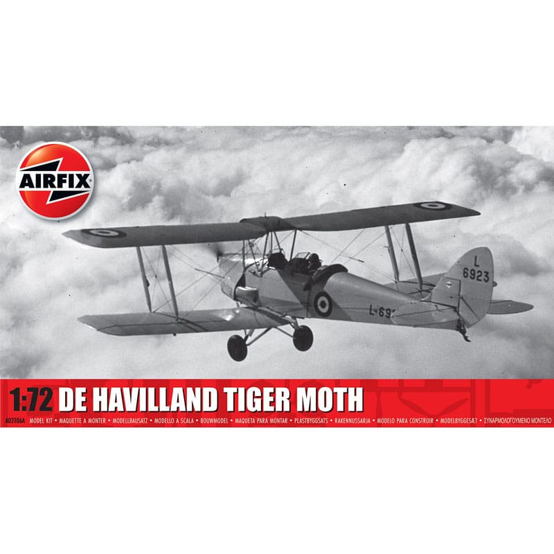 Airfix de Havilland Tiger Moth (1/72) A02106A