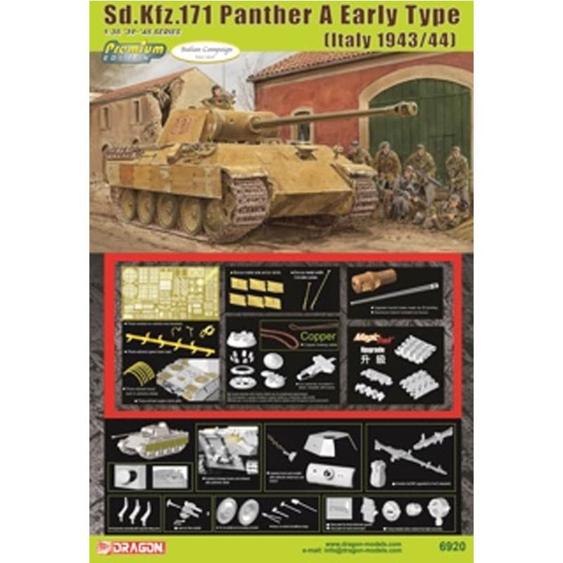 Dragon Sd.Kfz.171 Panther A Early Production (Italy 1943/44) (Premium Edition) (1/35) 6920