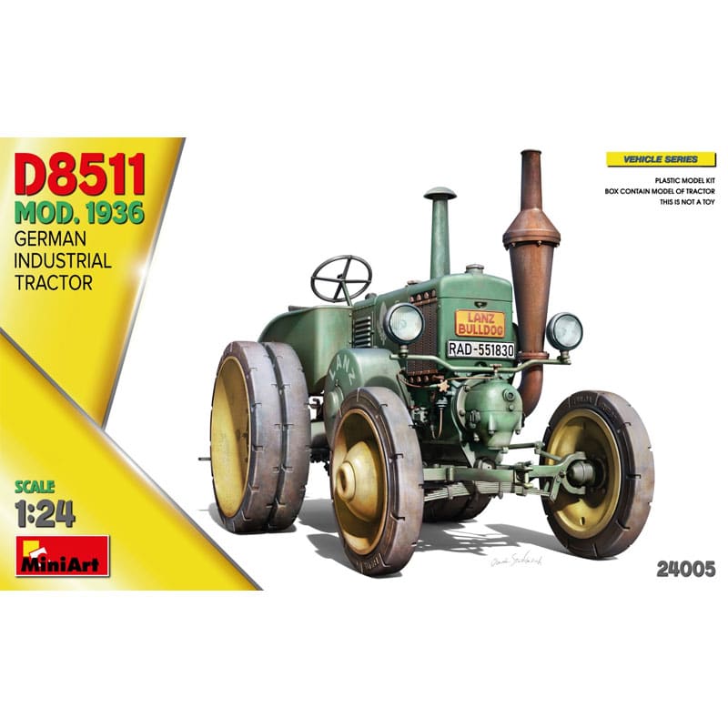 Miniart German D8511 Industrial Tractor Mod 1936 (1/24) 24005