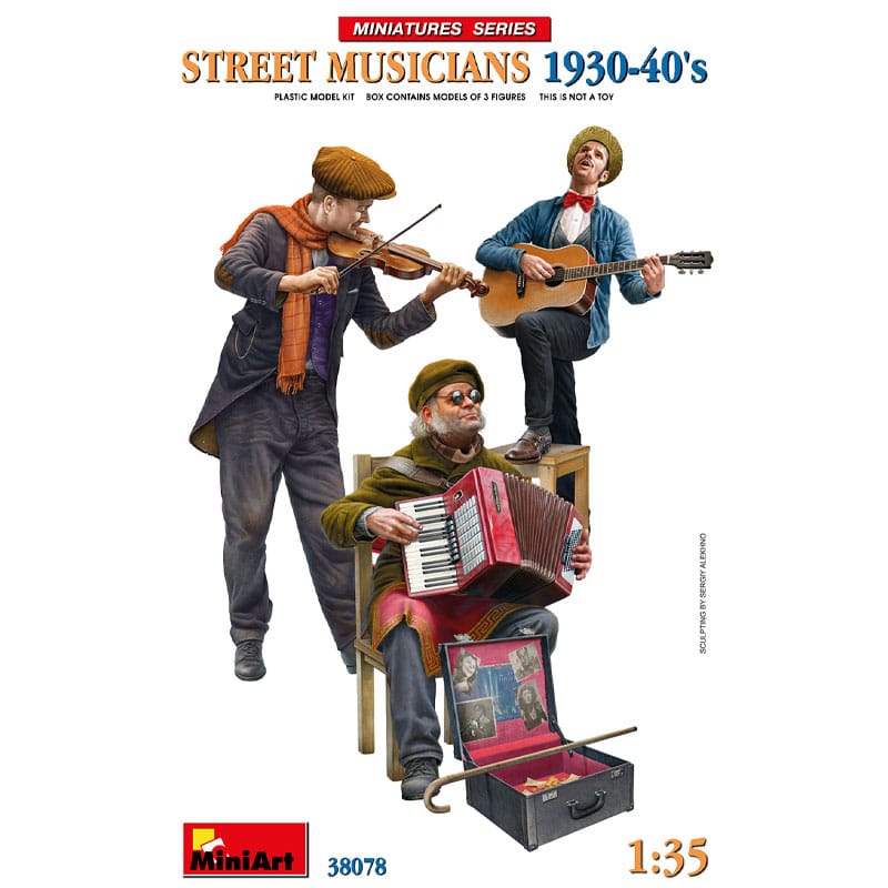 Miniart Street Musicians 1930-40s 38078 (1/35) 38078