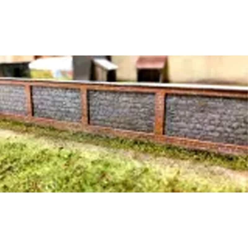 Stone Fence H0 48816 Model Scene