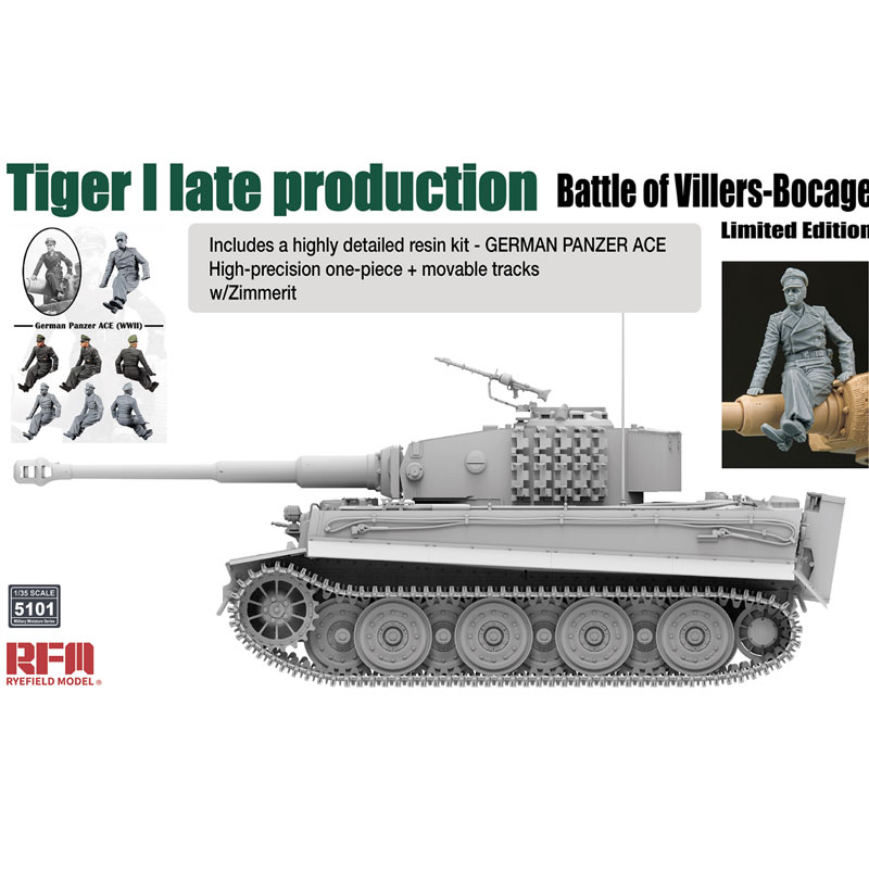 Rye Field Models Tiger I Late Villers-Bocage (1/35) RM5101