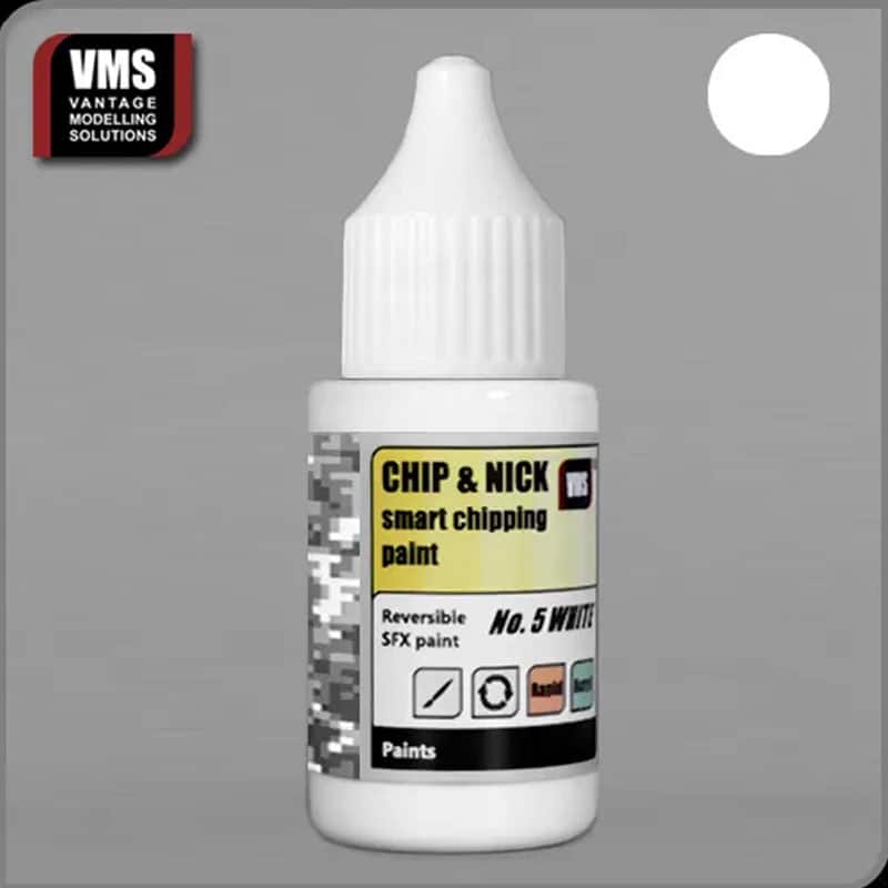 VMS Chip & Nick Paint No.5 White VMS.CNX05