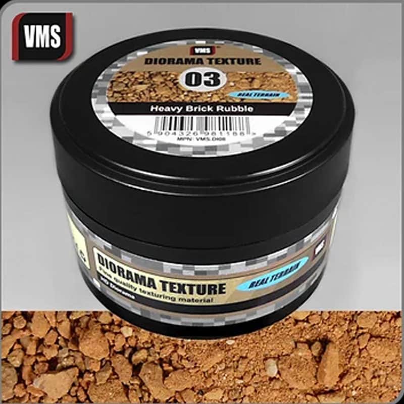 VMS Diorama Texture No.3 Heavy Brick Rubble (100ml) VMS.DI08