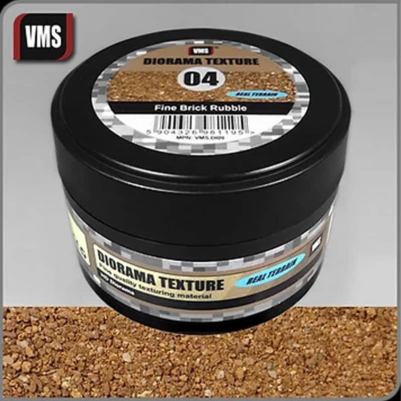 VMS Diorama Texture No.4 Fine Brick Rubble (100ml) VMS.DI09