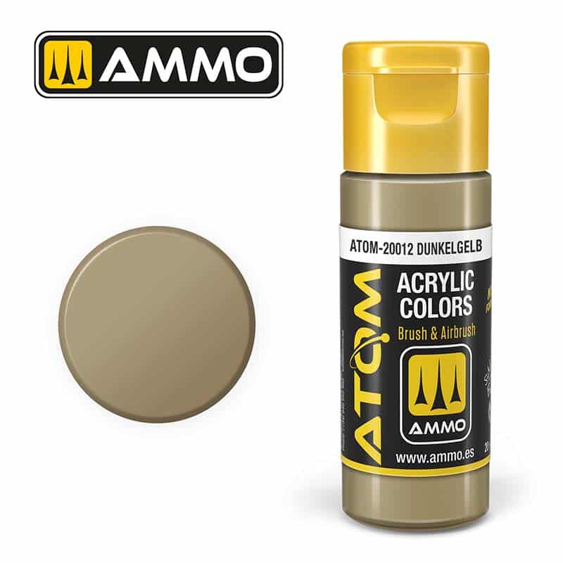 ATOM COLOR Dunkelgelb ATOM-20012 Ammo