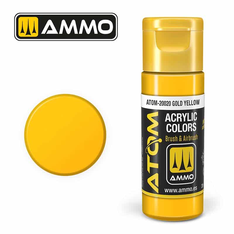 ATOM COLOR Gold Yellow ATOM-20020 Ammo