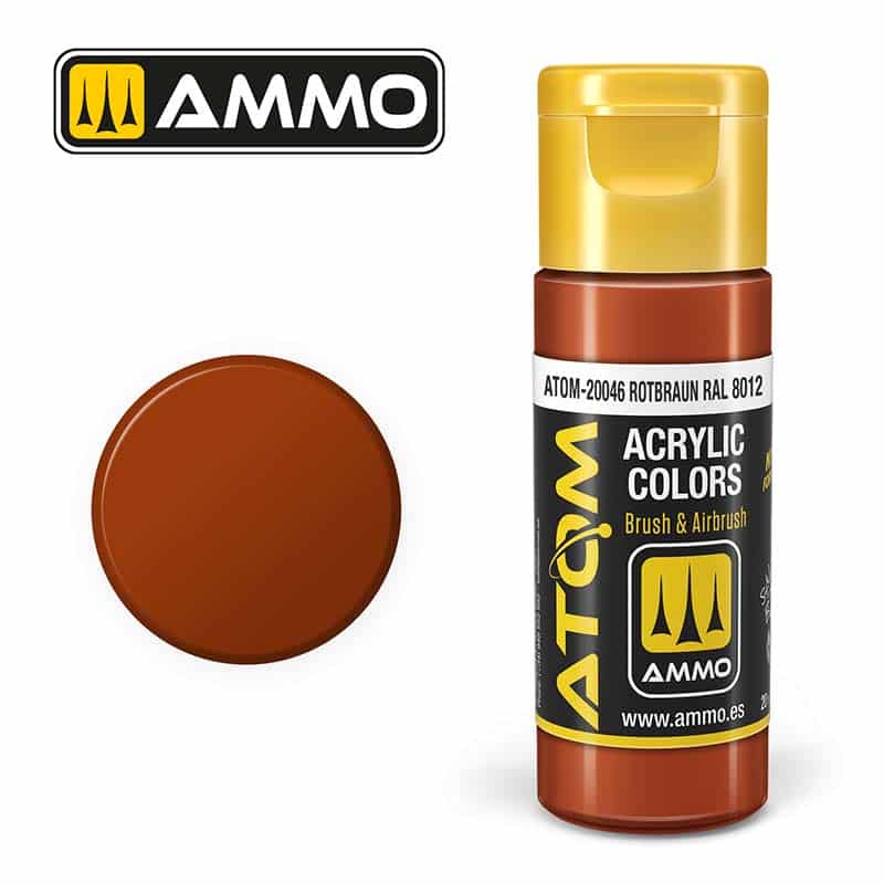 ATOM COLOR Rotbraun RAL 8012 ATOM-20046 Ammo