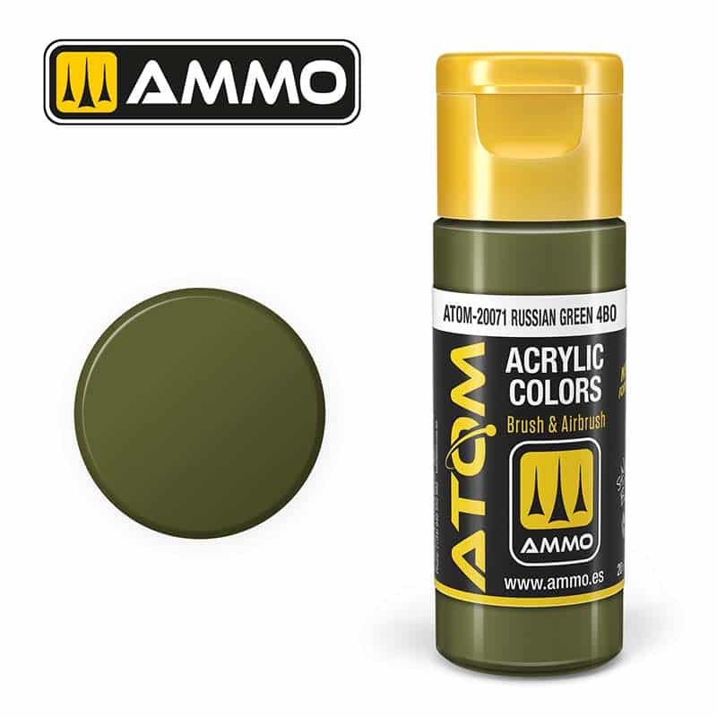 ATOM COLOR Russian Green 4BO ATOM-20071 Ammo