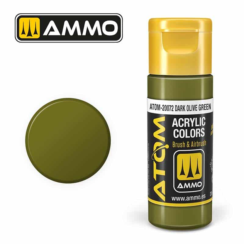 ATOM COLOR Dark Olive Green ATOM-20072 Ammo