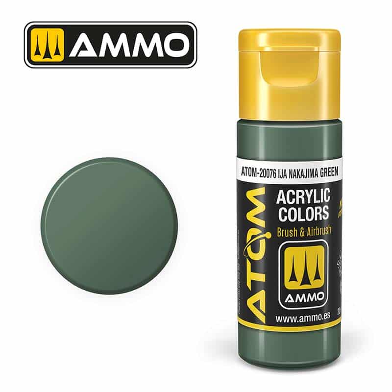 ATOM COLOR IJA Nakajima Green ATOM-20076 Ammo