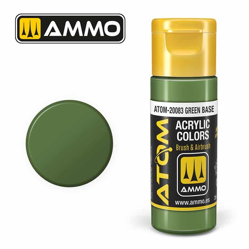 ATOM COLOR Green Base ATOM-20083 Ammo