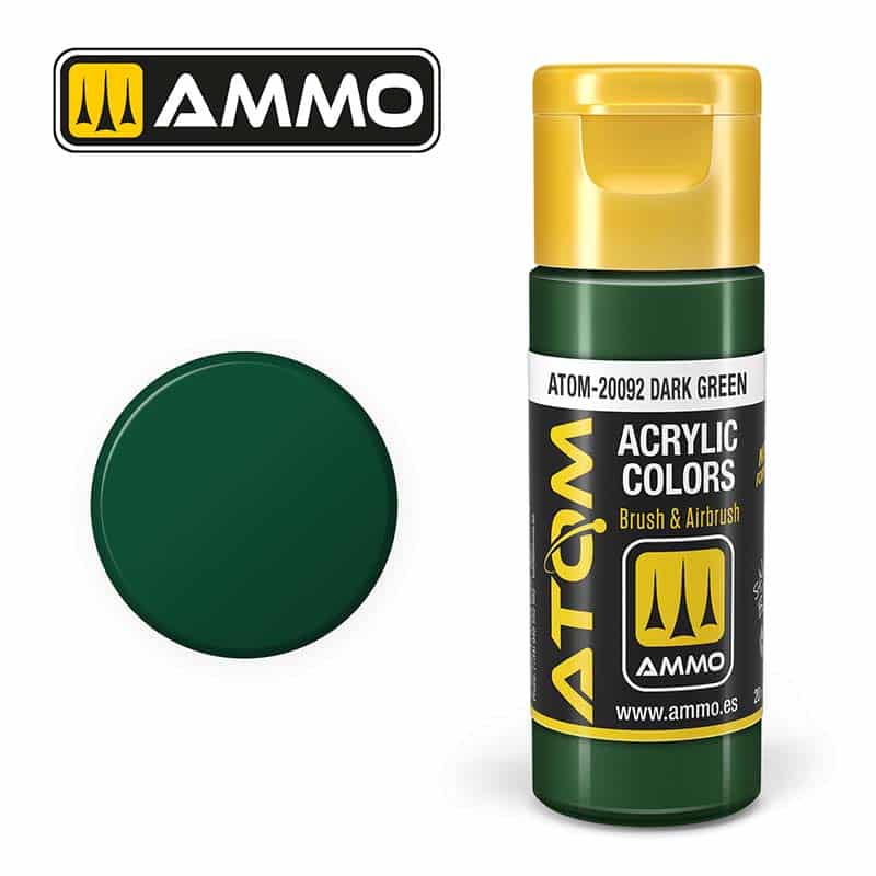 ATOM COLOR Dark Green ATOM-20092 Ammo