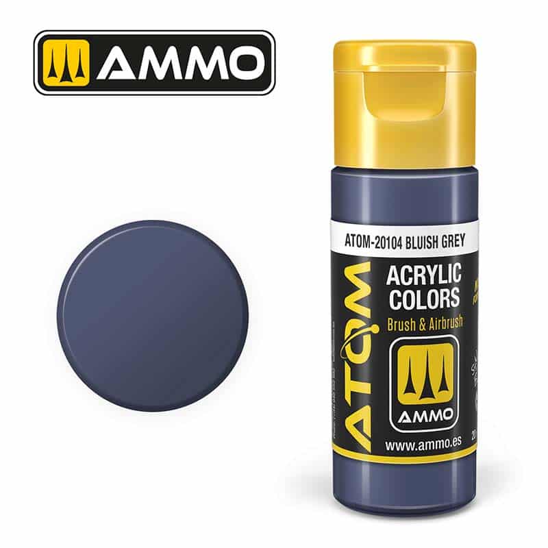 ATOM COLOR Bluish Grey ATOM-20104 Ammo