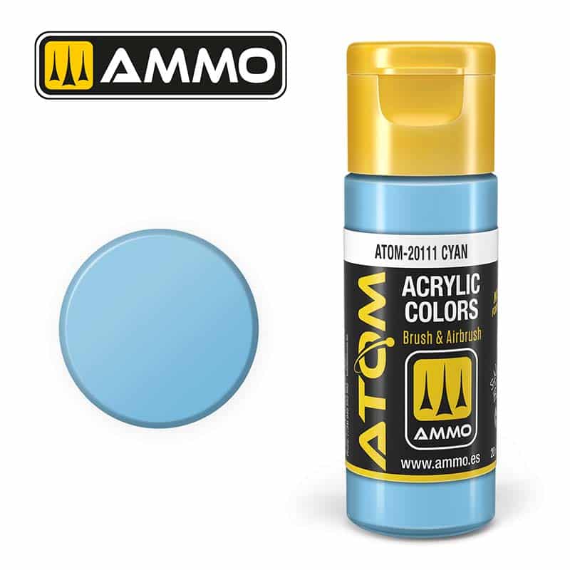 ATOM COLOR Cyan ATOM-20111 Ammo