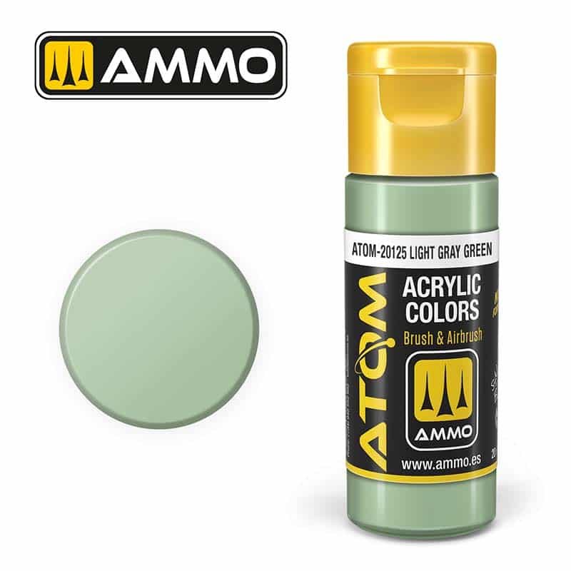 ATOM COLOR Light Gray Green ATOM-20125 Ammo
