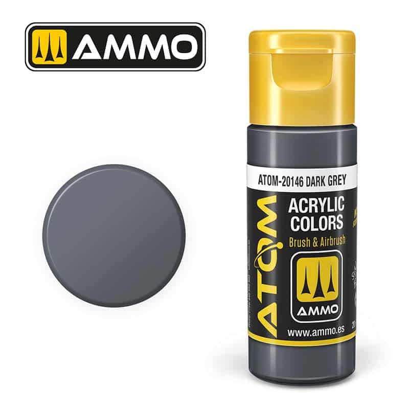 ATOM COLOR Dark Grey ATOM-20146 Ammo