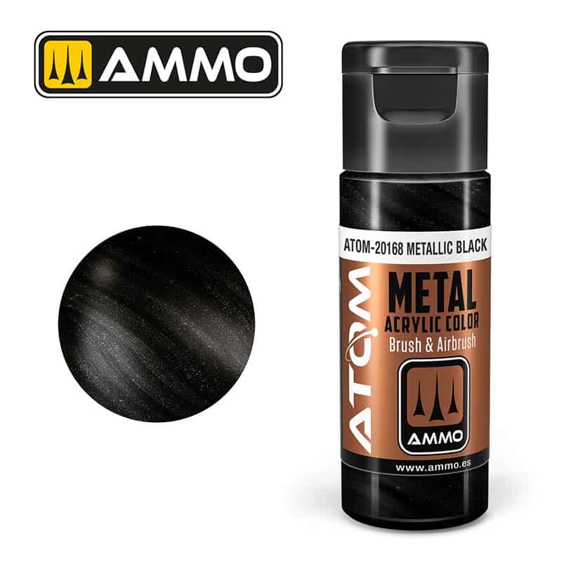 ATOM METALLIC Black ATOM-20168 Ammo