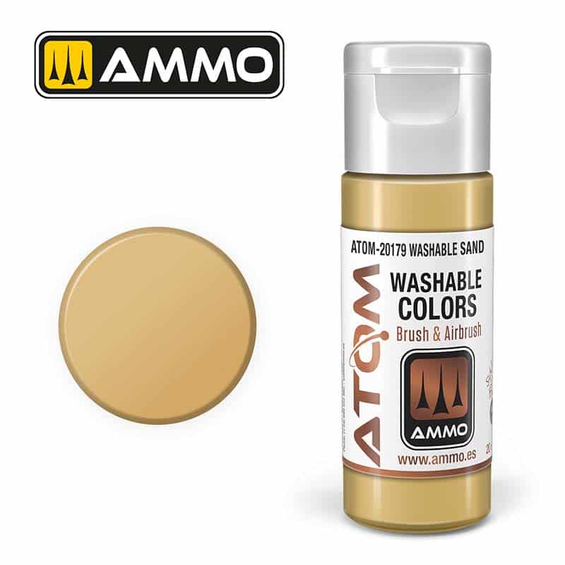 ATOM WASHABLE Sand ATOM-20179 Ammo