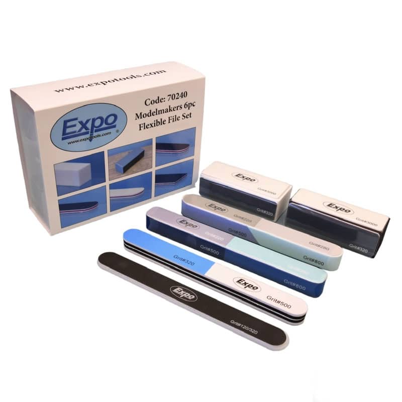 Modelmakers Flexible File Set 70240 Expo Tools