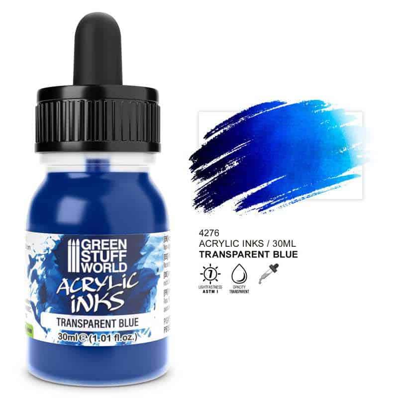 Green Stuff World - Transparent Acrylic Ink - Blue