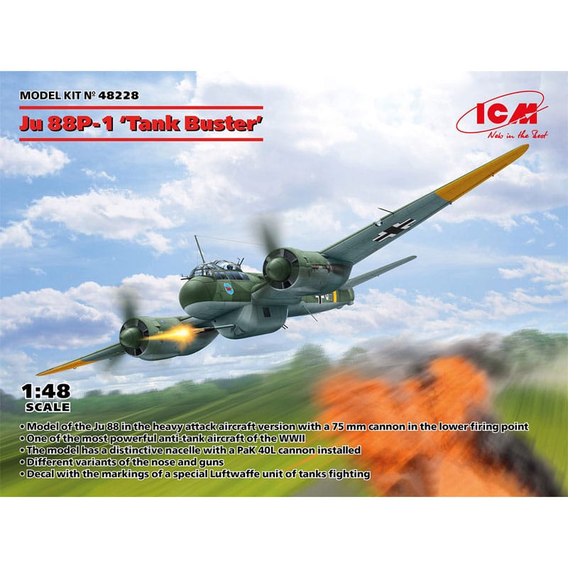 1/48 Ju 88P-1 Tank Buster 48228 ICM