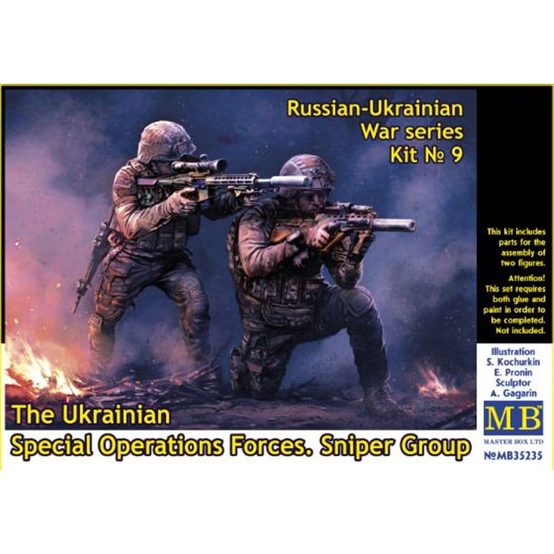 Master Box Sniper Group, Kit No. 5 (RU-UKR War) (1/35) MB-35235